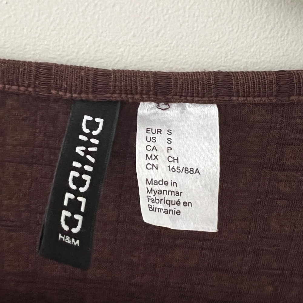 Brown Ribbed Cardigan! - Picture 3 of 4